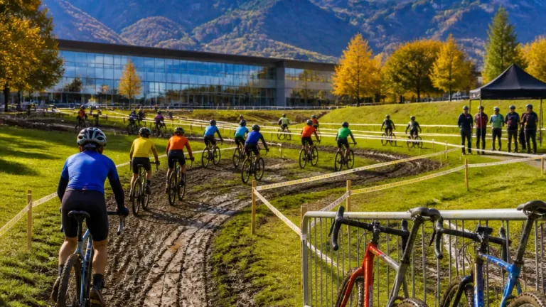 Vingt jeunes en stage UCI à Aigle : le cyclo‑cross mondial mise sur la relève
