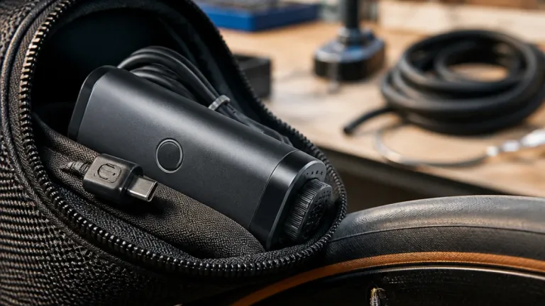 Hutchinson présente la FlashAir, mini‑pompe électrique de 130 g pour pneus vélo
