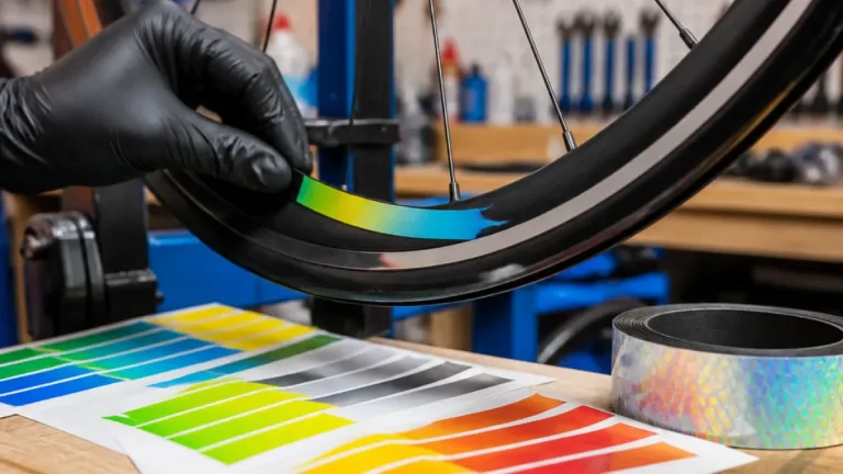DT Swiss autorise la personnalisation décorative de ses roues via Slik Graphics