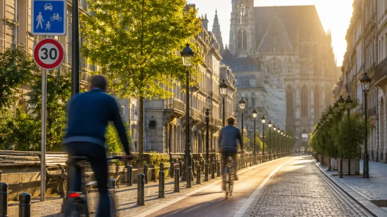Sion inaugure un nouvel axe cyclable sécurisé reliant la gare à la cathédrale
