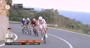 VIDÉO : Pogacar attaque sur la Cipressa !