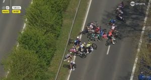 VIDÉO : Chute de Van der Poel, abandon de Narváez